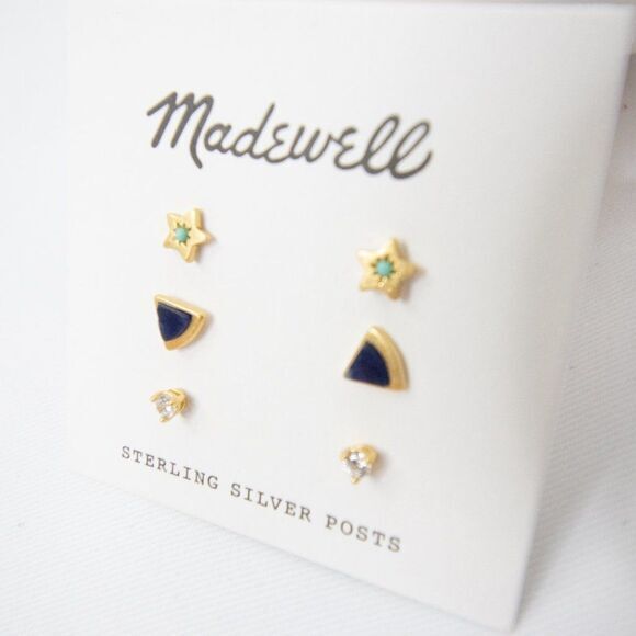 Madewell earings KEEPSAKE STUD PACK‎ - Picture 6 of 10
